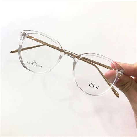 dior transparent glasses frames